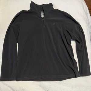 North Face Black Zip Up